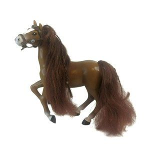 Vintage 2003 Lanard Equestrian Horse Tan Brown Figure 7.5in Tall